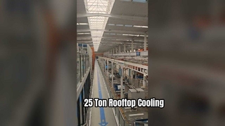 ছাদের HVAC 25 টন কুলিং দক্ষতা
